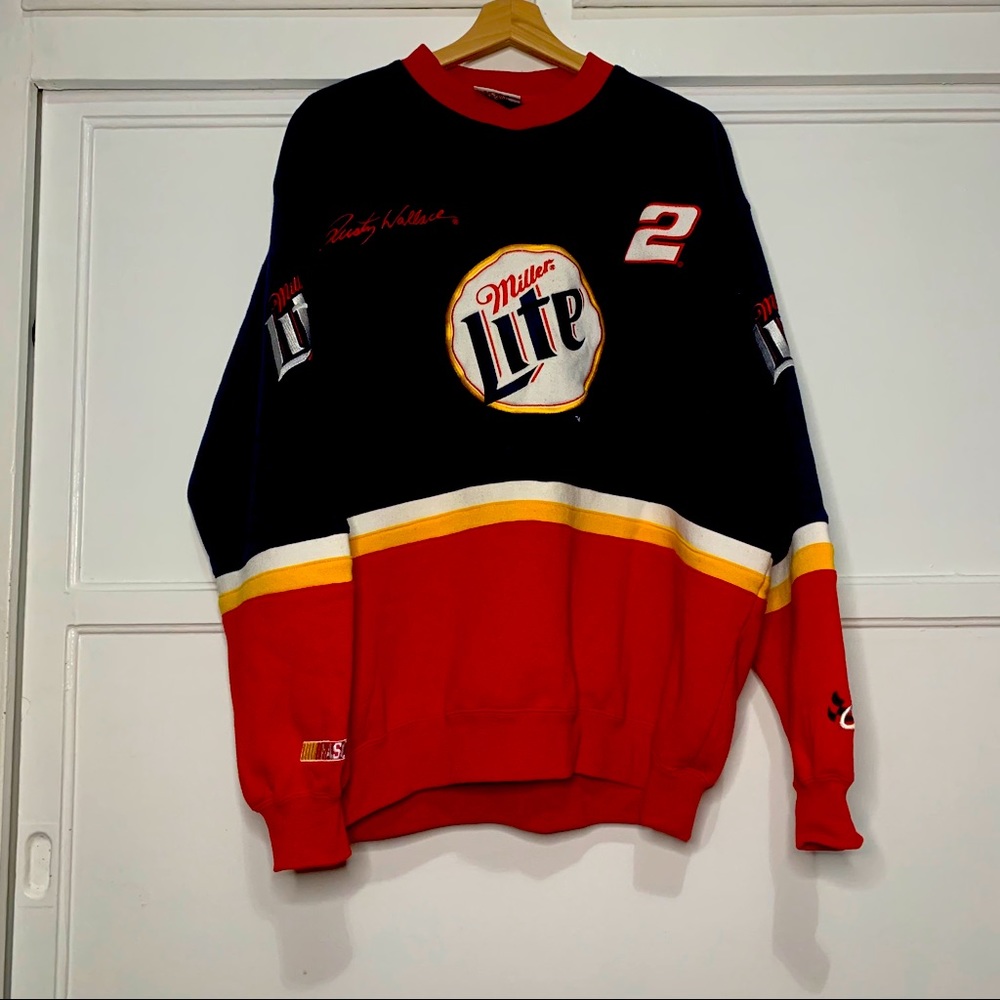 NASCAR Miller Lite Vintage Crewneck sweater